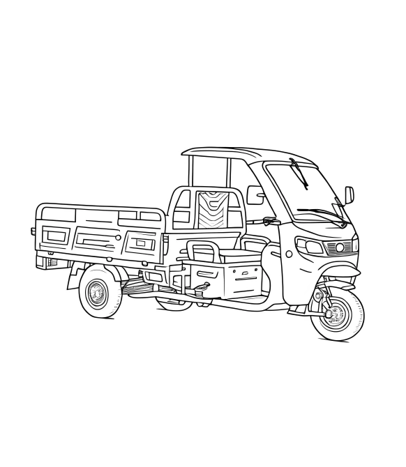 Electric freight tricycles