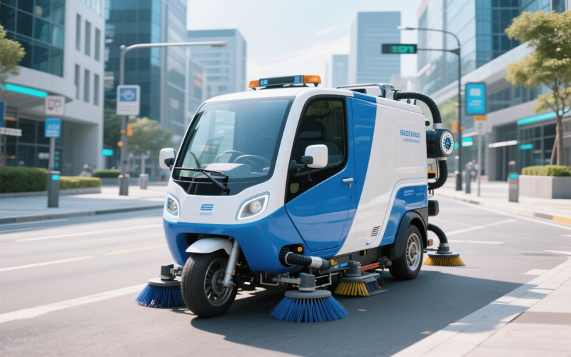 Propreté urbaine intelligente avec les triporteurs électriques de nettoyage
