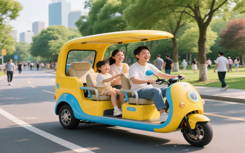 Le triporteur électrique idéal pour les familles actives